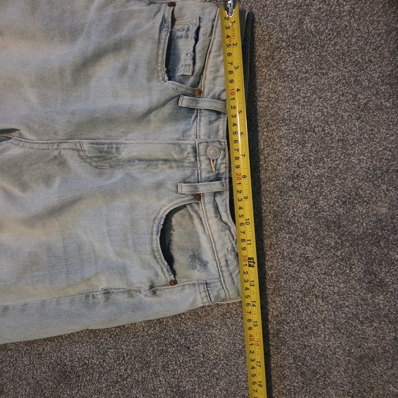 Sneak Peek Distressed Light Blue Women's Jeans - Picture 4 of 6